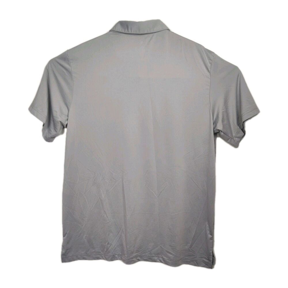 Adidas Golf Polo Shirt Men's XL Light Gray Short Sleeves Lightweight - Picture 2 of 9